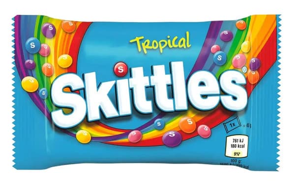 Skittles Tropical Candy Pouch 38G
