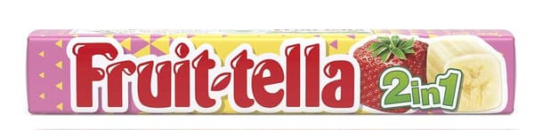 Fruittella 2 In 1 Strawberry & Banana Candy 32.4g
