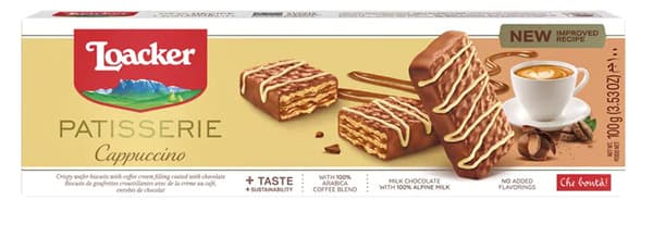 Loacker Patisserie Cappuccino Wafers 100G