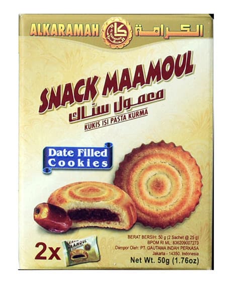 Al Karamah Snak Maamoul Dates Filled Cookies 57G
