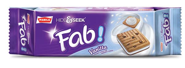 Parle Hide & Seek Fab! Vanilla Cookies 112G