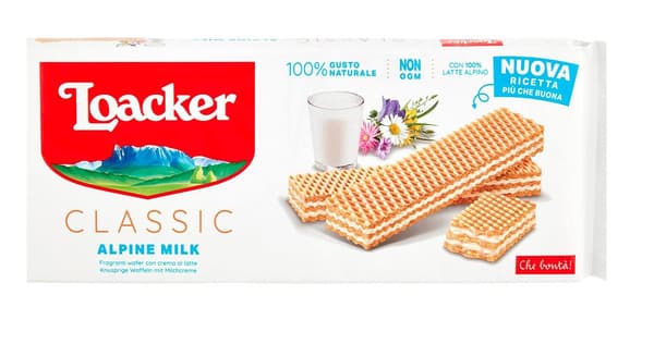Loaker Classic Alpine Milk Wafers 175G