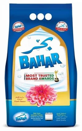 Bahar Fresh Flower Scented Laundry Detergent 4.05Kg (Top Load)