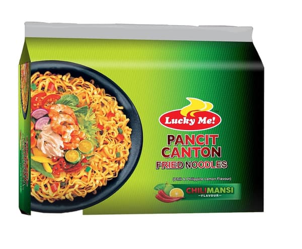 Lucky Me! Pancit Canton Chilimansi Flavor Fried Noodles 60G