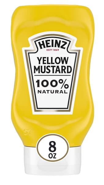 Heinz 100% Natural Yellow Mustard 226G
