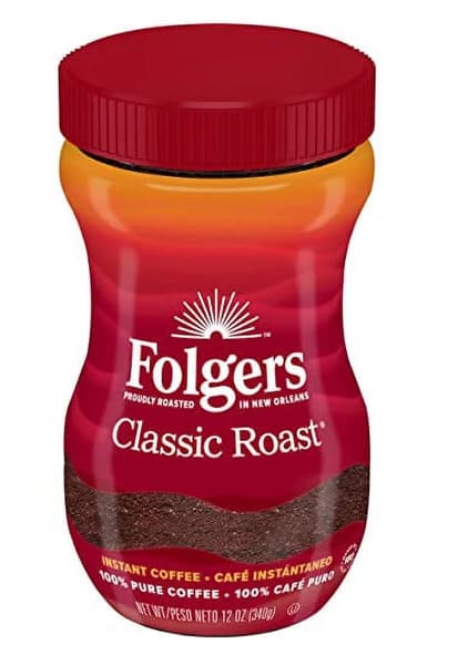 Folgers Classic Roast Instant Coffee 340g