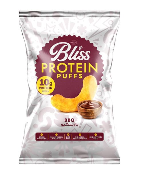 Kitco Bliss Pro Protein Puffs BBQ Chips 50G