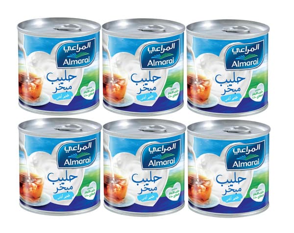 المراعي حليب مبخر عرض التوفير 6 × 170 جرتم