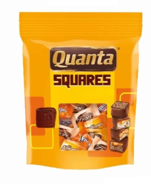 Quanta Squares Caramel Chocolate Pouch 6X172G
