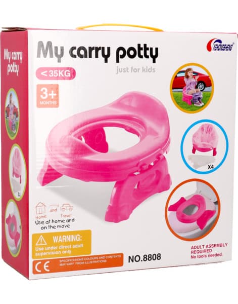 Portable Pink Baby Toilet Seat 8808