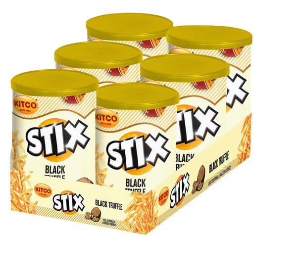 Kitco Stix Black Truffle Chips 6X45G