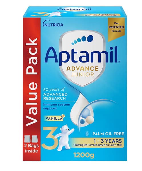 Aptamil Advance Junior Stage 3 (1-3 Years) Vanilla Milk Formula 1200G