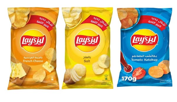 Lays Ketchup + Salt + French Cheese Potato Chips 3X170G