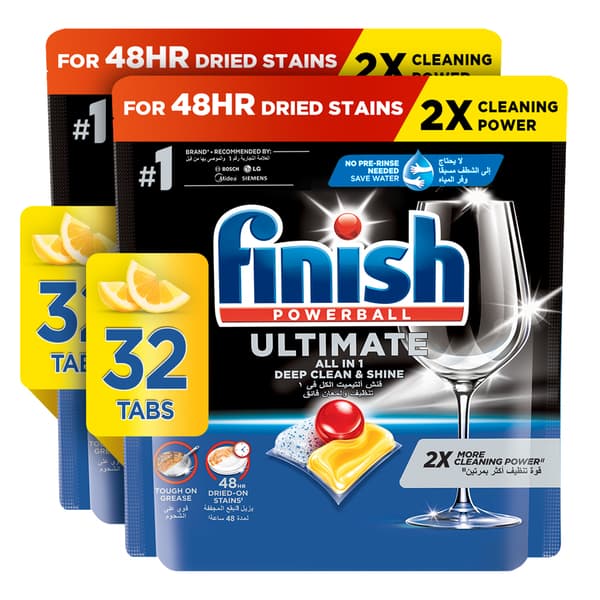 Finish Quantum ultimate Dishwashing 2X32's