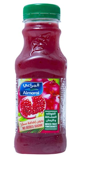 Almarai Mixed Fruit Pomegranate Juice No Sugar Added 300Ml