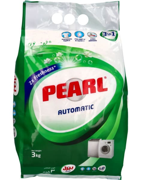 Pearl Automatic Low Foam Original Scents Detergent Powder 3Kg