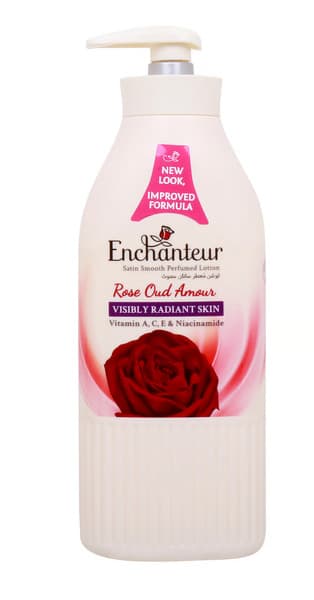 Enchanteur Satin Smoth Lotion Rose oud 650Ml