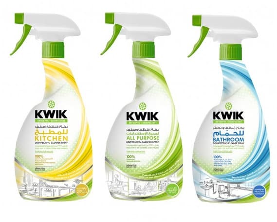 Kwik All Purpose Disinfectant Cleaner Spray 3X500Ml