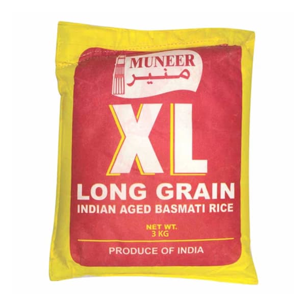 Muneera XL Basmati Rice 3Kg