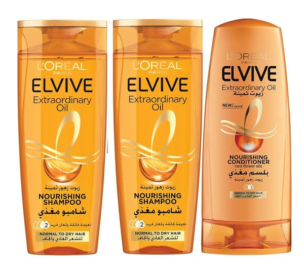 L'Oreal Elvive Extraordinary Oil Shampoo 400Ml + Conditioner 360Ml