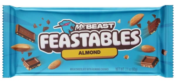 Mr Beast Feastables Almond Bar 60G