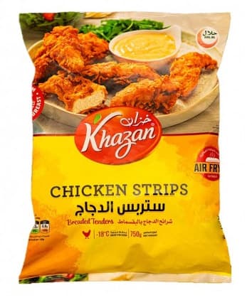 Khazan Breaded Tenders Chicken Strips 750G