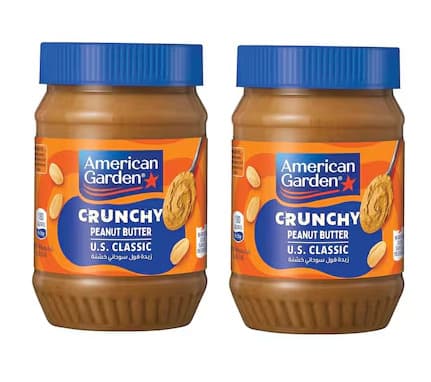 American Garden Peanut Butter Crunchy 2X340G