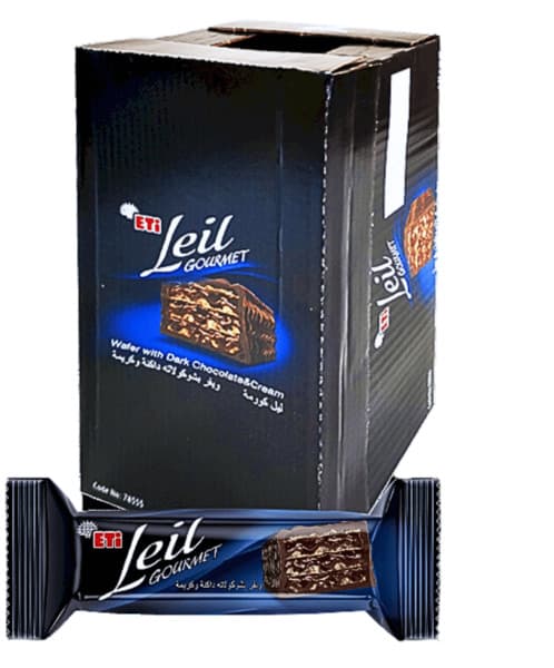 Eti Leil Gourmet Wafer With Dark Chocolate 18X50G