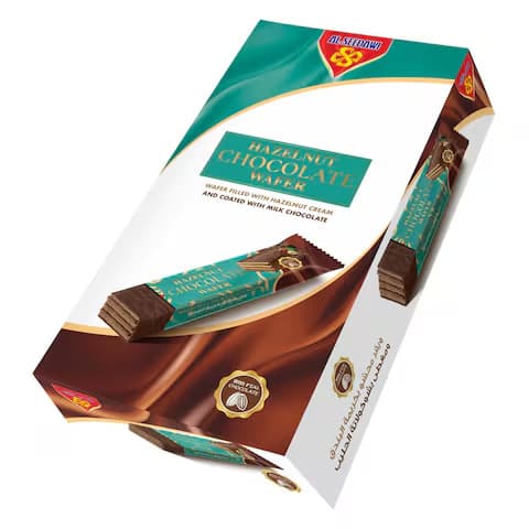 Al-Seedawi Hazelnut Chocolate Wafer Coated With Milk Chocolate 24X480G