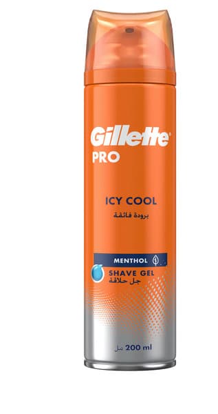Gillette Pro Icy Cool Menthol Shave Gel 