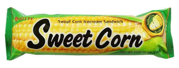 Lotte Sweet Corn Ice Cream Sandwich 140Ml