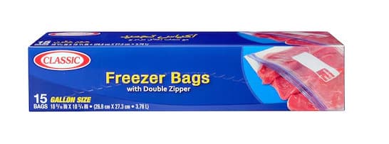 Classic Freezer Bags 15's
