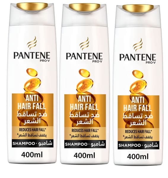 Pantene Anti Hair Fall Shampoo 3x400ml