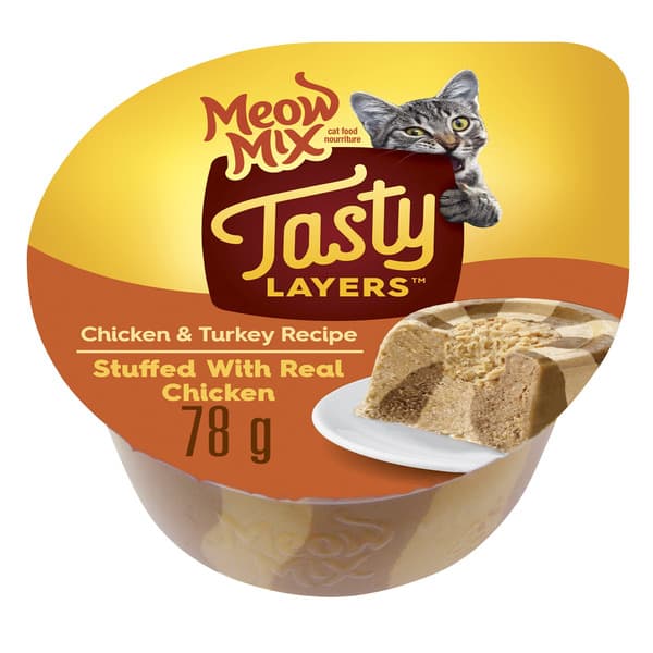 Meow Mix Cat Food Tasty Layers With Chicken & Turkey