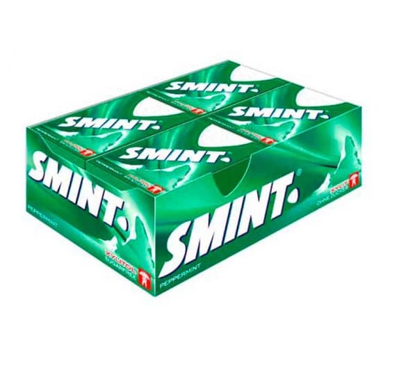 Smint Intense Peppermint Sugar Free 12X8G