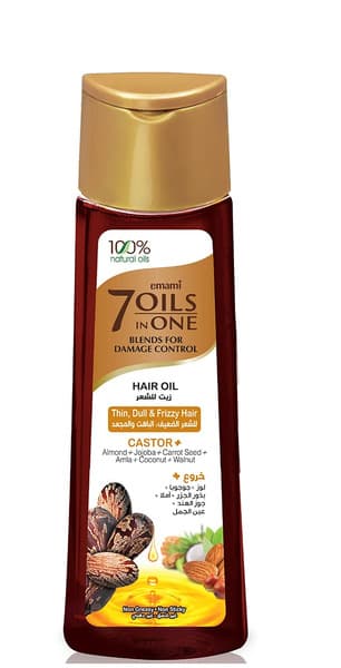 Emami 7 in 1 Hair Oil Castor 100ml