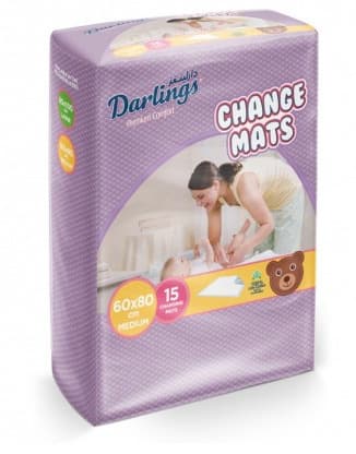 Darling Advanced Changing Mats Medium 15Pcs S60X80Cm