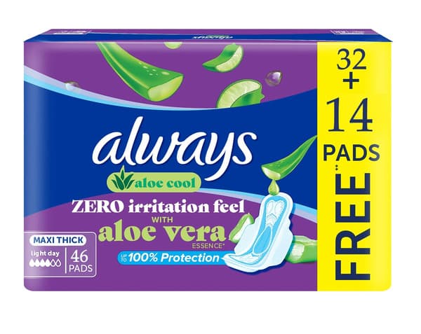 Always Cool & Dry Raha Pads 46's