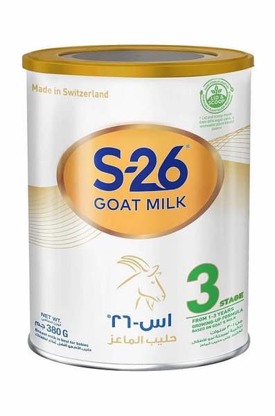 Wyeth S-26 Goat Milk Stage 3 Baby Formula 380G