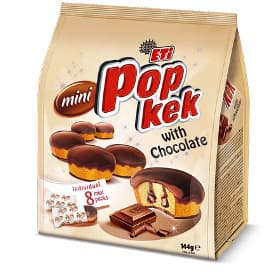 Eti Mini Popkek With Chocolate 144G