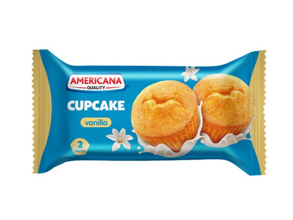 Americana Cup Cake Vanilla 2X55G