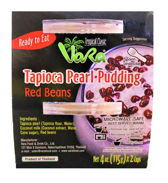 Vara Tapioca Pearl Pudding Red Beans 115G