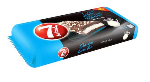 7days Chocolate Cake Bar With Milk Filling 5 X 40 G