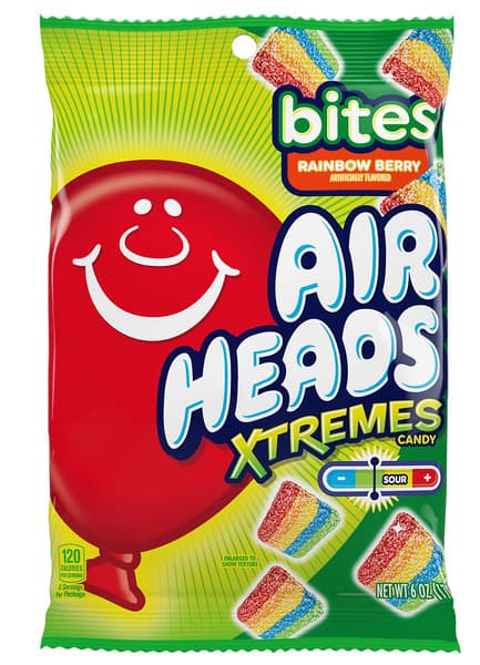 Airheads Xtreme Bites Rainbow Berry Chewy Candy 170G