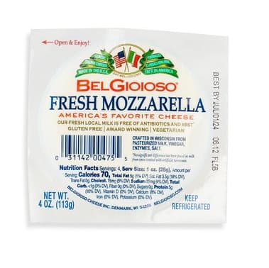 Belgioioso Fresh Mozzarella Ball 113G