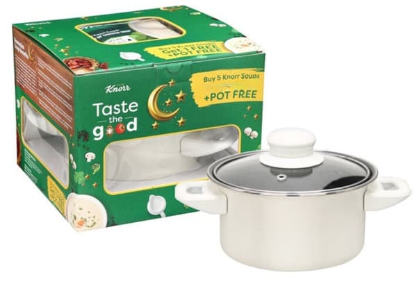Knorr Cream of Chicken Soup 4X65G + Pot