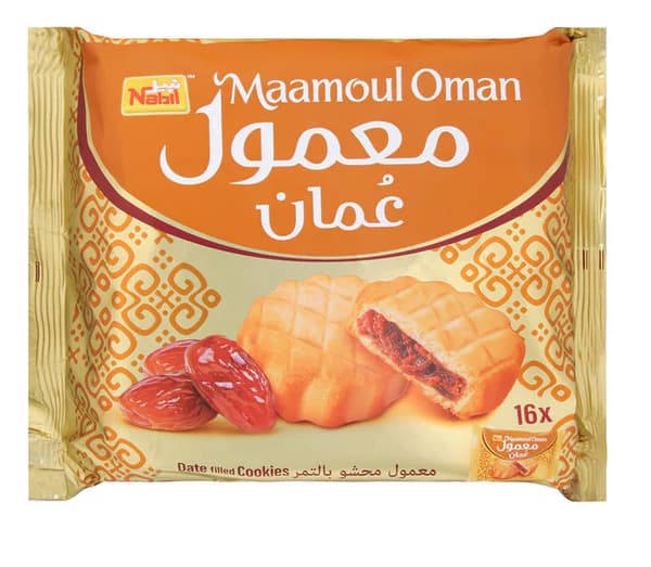 Nabil Maamoul Oman Date Filled Cookies 16X20G