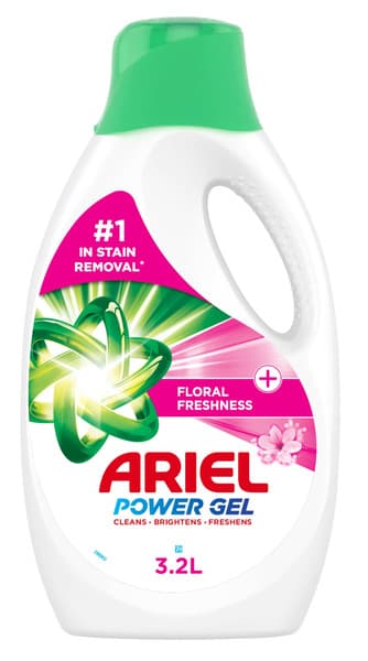 Ariel Floral Freshness Power Gel 3.2L
