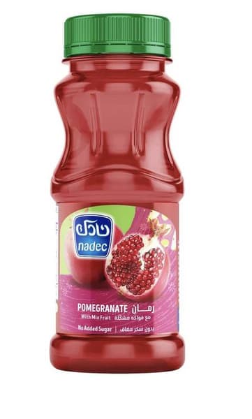 Nadec Pomegranate With Mix Fruit Nectar No Added Sugar 180Ml