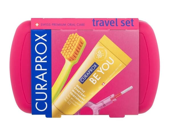 Curaprox Travel Set Toothbrush Red + Toothpaste 10Ml